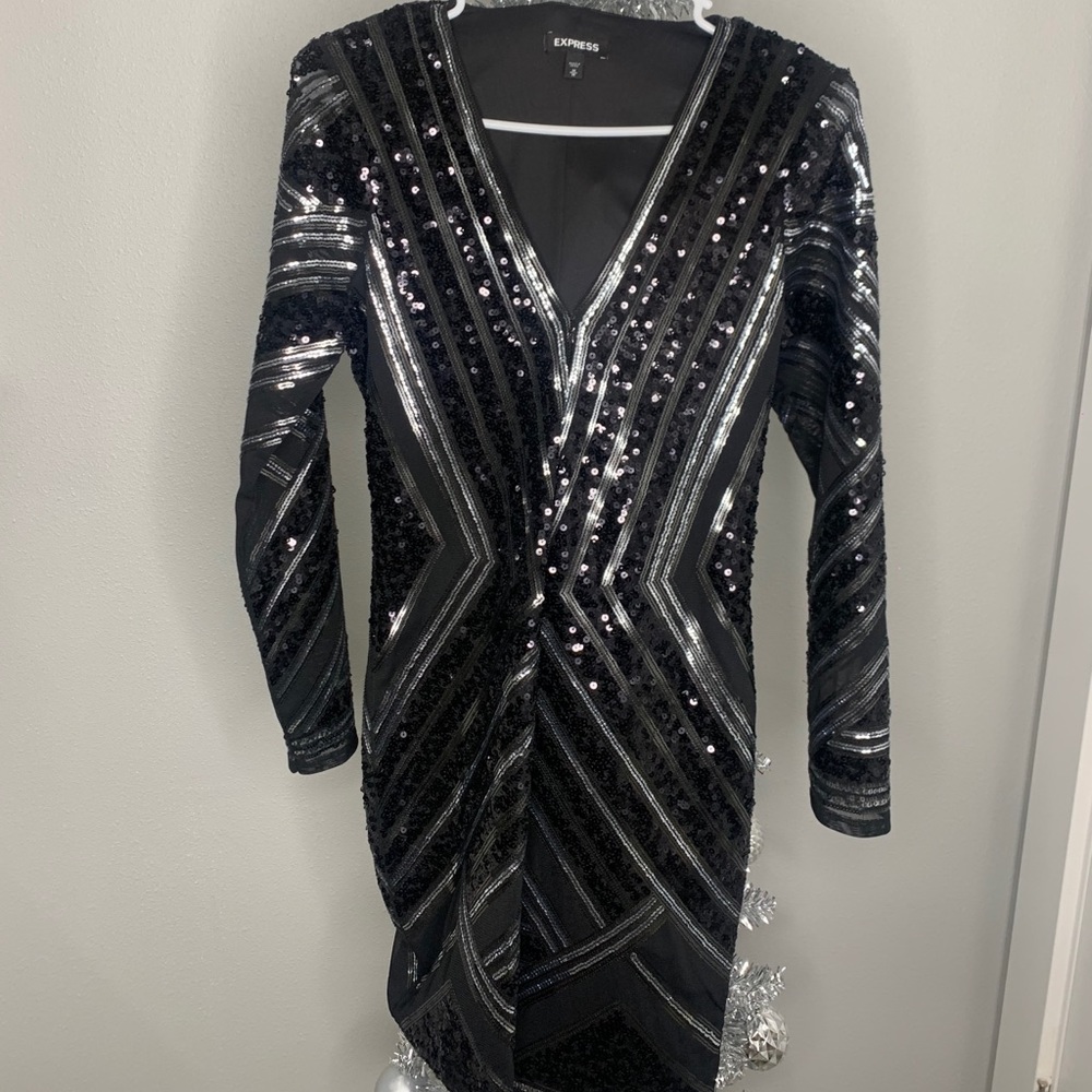 Express long sleeve dress